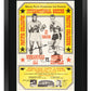 HWC Trading FR A3 George Chuvalo v Muhammad Ali 1972 Bout Gifts Printed Signed Autograph Poster for Boxer Memorabilia Fans - A3 Framed