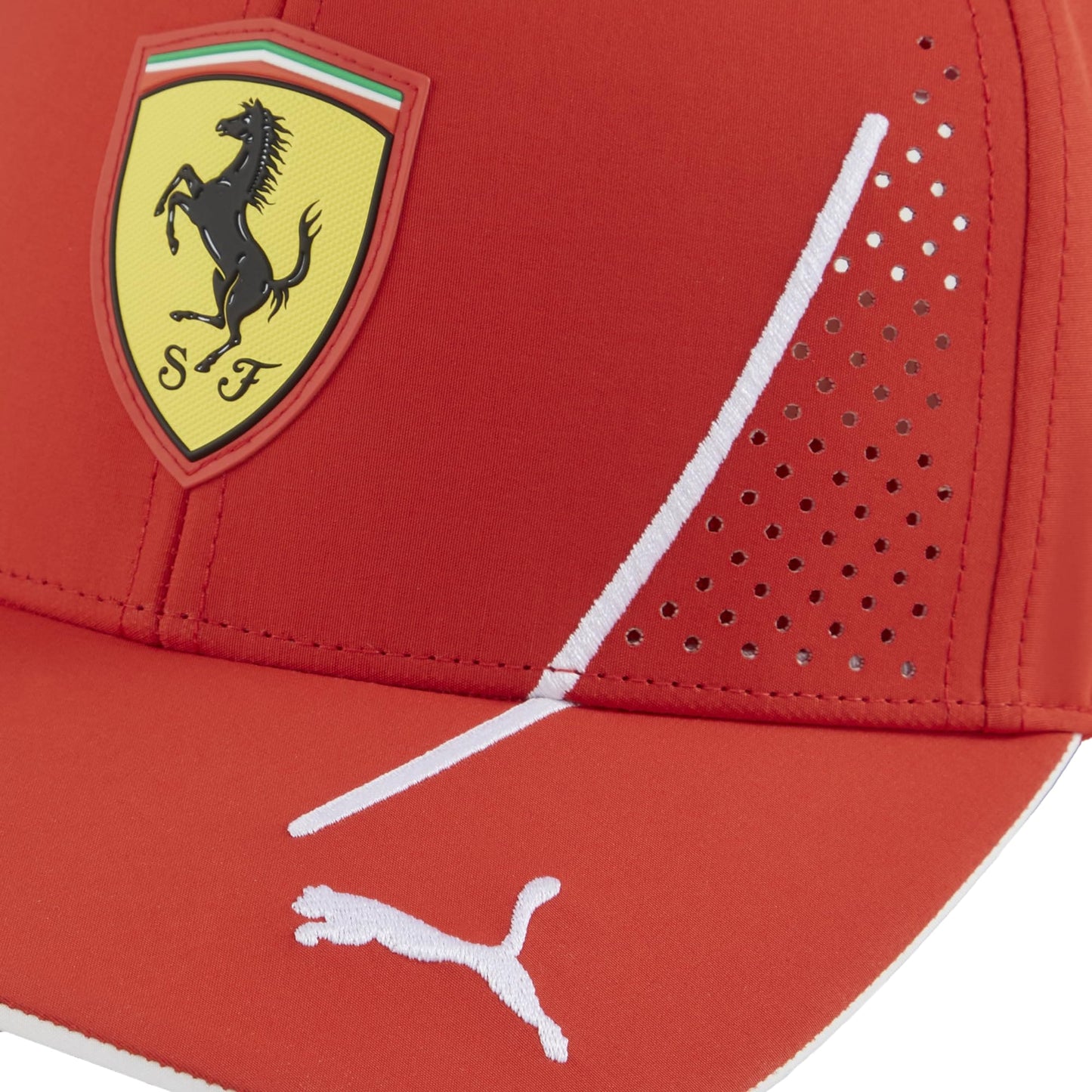 PUMA Scuderia Ferrari 2024 Charles Leclerc Cap Burnt Red One Size Fits Most