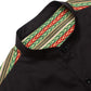 COOFANDY Men's African Dashiki Print Shirt Long Sleeve Button Down Shirt Bright Color Tribal Top Shirt Black