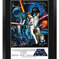 HWC Trading A3 FR Star Wars a New Hope Movie Poster Cast Signed Gift Printed Autograph Film Mark Hamill Harrison Ford Carrie Fisher Alec Guinness George Lucas Gifts Print Photo Picture Display