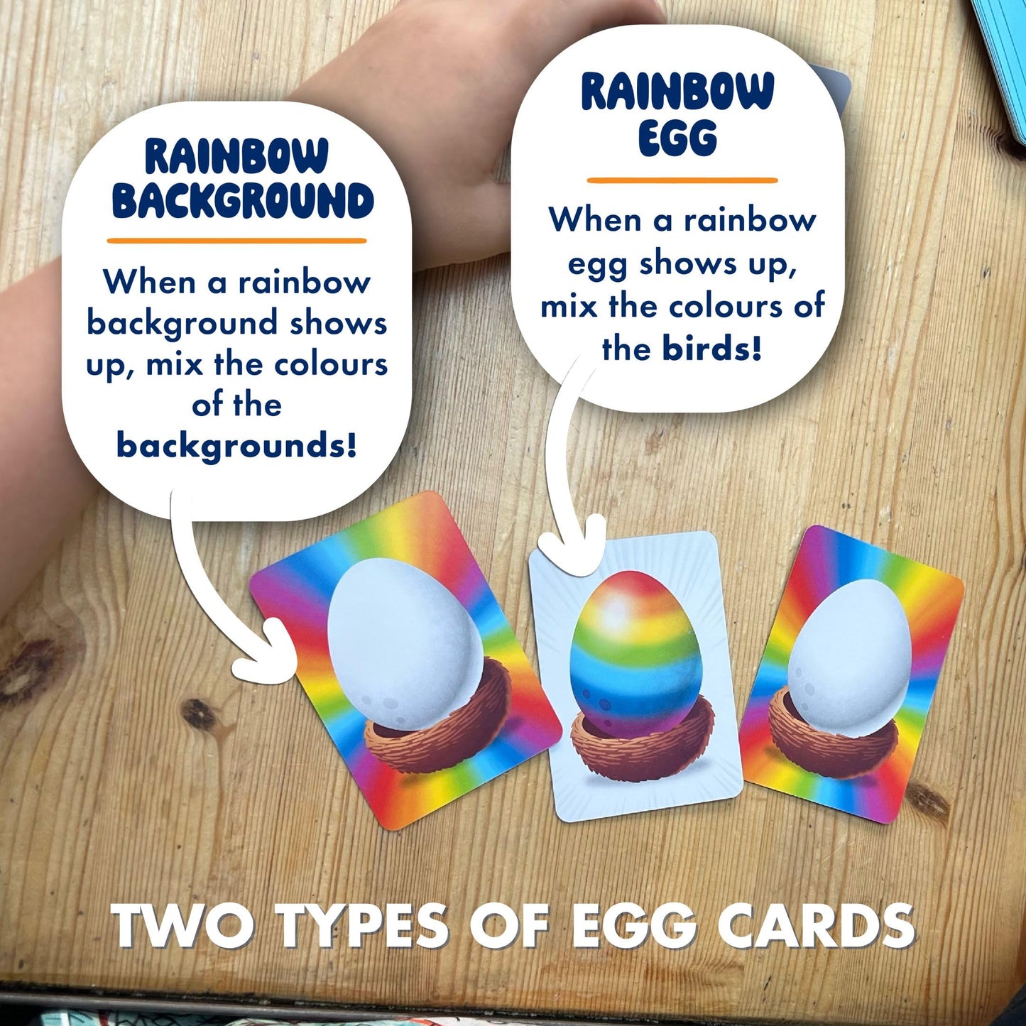 Egg Slam Card Game | Fast Fun Family Card Game Suitable for All Ages | 2 Players + | 10 Min Play | See Who Can Mix Colours The Fastest!