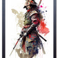 Beauitiful vivid fine art print of a Japanese Samurai Warrior painting (picture 5) Print size 29.7cm x 21cm