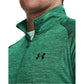 Under Armour Men's Tech 2.0 1/2 Zip-up Long Sleeve T-shirt Sweatshirt, (508) Birdie Green / Coastal Teal / Black, M