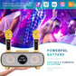 Karaoke Machine for Adults and Kids,Portable Bluetooth 2 Wireless Karaoke Microphone with Holder/USB/TF Card/AUX-in, PA Speaker System for Home Party, Picnic,Car,Outdoor/Indoor