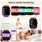 Baolubao Smart Watch for Men Women Answer/Make Call, 1.85" Fitness Watch with SpO2 Heart Rate,Sleep Monitor,Step Counter,130+ Sports Modes/IP68 Waterproof Activity Trackers for iPhone Android,Red