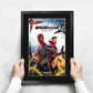 HWC Trading A3 FR Spider-Man: No Way Home Movie Poster Tom Holland Signed Gift FRAMED A3 Spiderman Spider Man Printed Autograph Film Gifts Print Photo Picture Display