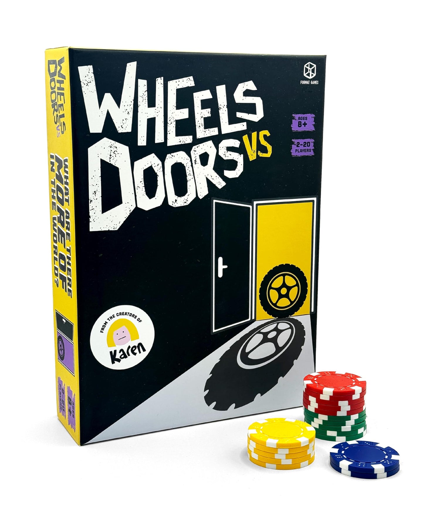 Wheels Vs Doors Board Game | What Are There More of In The World? | The Trivia Game of Laughter, Discussion and Debate for Kids 8+ and Adults |