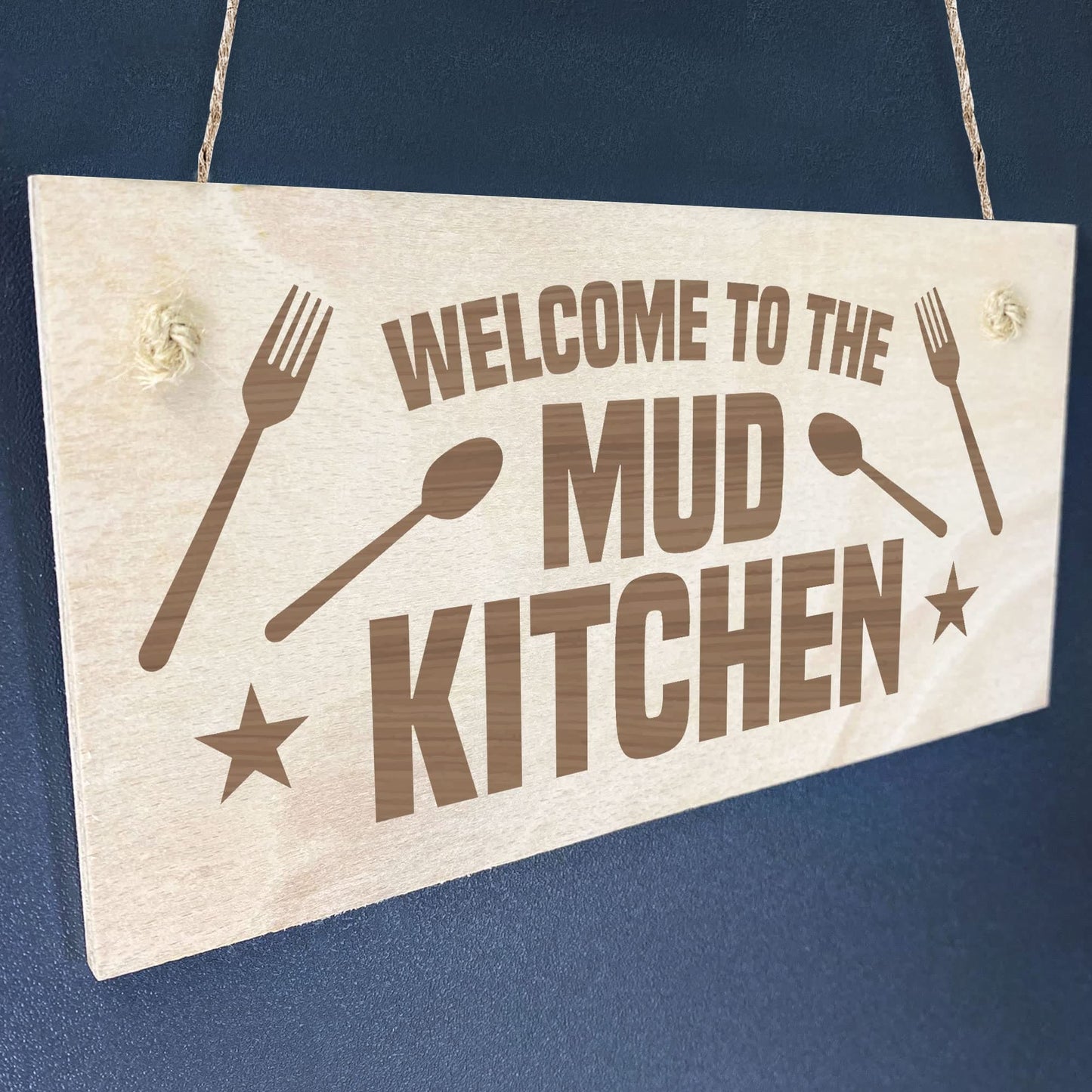 Red Ocean Mud Kitchen Accessories Welcome Mud Kitchen Sign Home School Garden Outdoor Hanging Plaque Plot Sign Gift