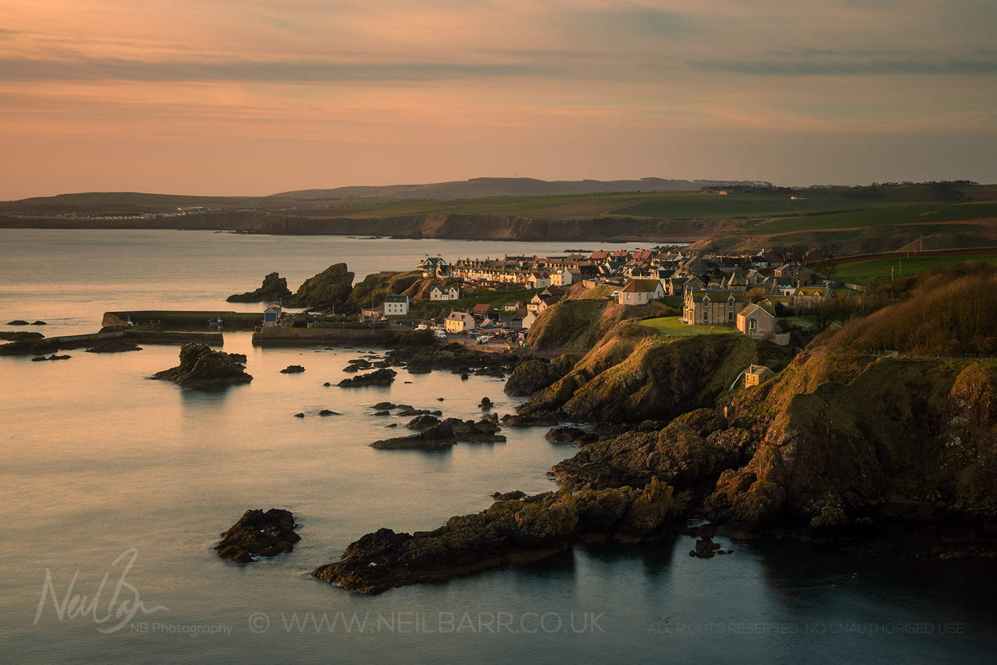 St Abbs & Starney Bay Berwickshire Scotland - A4 (40x30cm) Framed or Unframed Scottish Fine Art Photo Print by Neil Barr of NB Photography