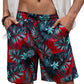 COOFANDY Men Swim Trunks 9 Inch Inseam Bathing Suit Hawaiian Beach Shorts Pocket