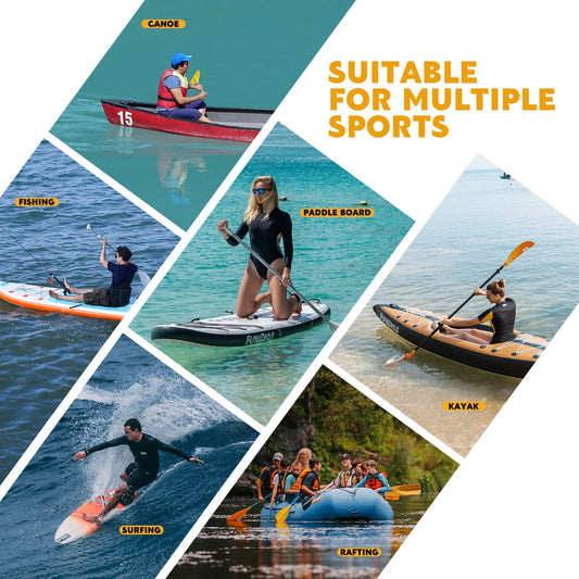 FunWater Kayak Paddle Grips Non-Slip Wraps Blister Prevention Kayaking Accessories for Take-Apart Paddles