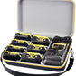 Extra Large Battery Storage Holder Case for DEWALT 20V/ 60V MAX XR &Charger, Tool Batteries Pack Container Carrier Box, Holds 20V 2.0/3.0/4.0/5.0/6.0/9.0-Ah Batteries, Adapter (Bag Only)