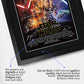 HWC Trading A3 FR The Force Awakens Star Wars Gifts Printed Poster Signed Autograph Picture for Movie Memorabilia Fans - A3 Framed