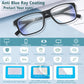 Bifocal Reading Glasses For Men No Line Progressive Multifocus Readers Large Multifocal Flex Focus Dual Vision Bifocals Eyeglasses Wide Transition Trifocal Blue Light Computer lightweight Frame +2.5