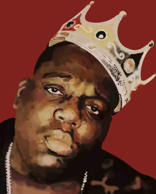 BIGGIE CROWN POSTER NOTORIOUS BIG HIP HOP B I G