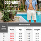 COOFANDY Mens Casual Shorts 8 Inch Inseam Linen Beach Shorts Summer Lightweight Flat Front Shorts