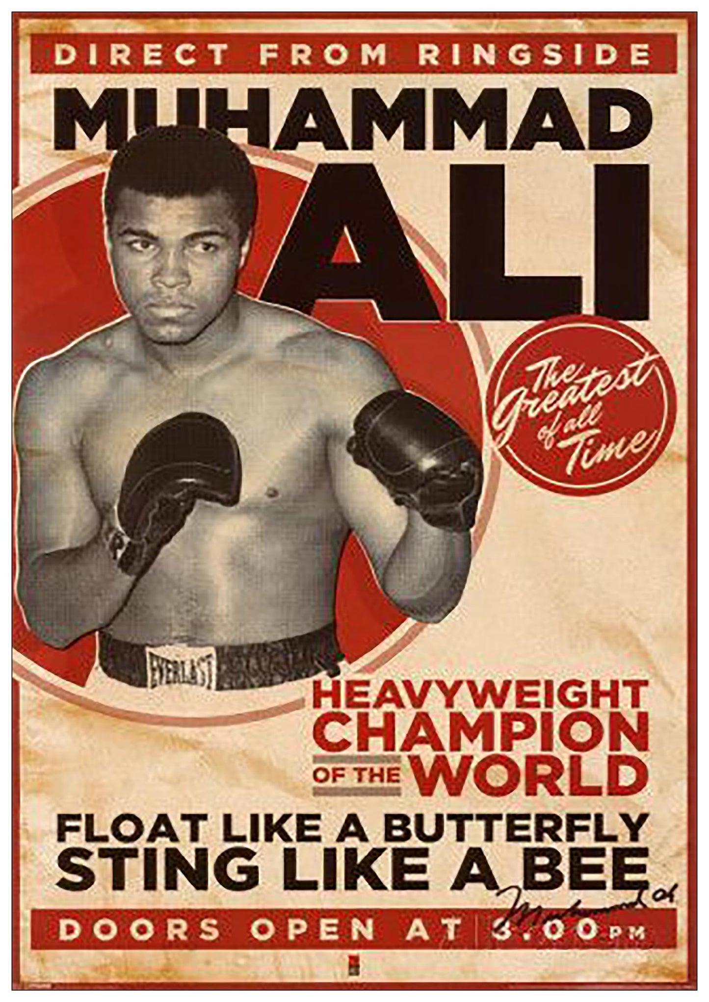 Boxing vintage poster prints collection of 4 High Quality Art A3 prints. Muhammad Ali, Valdes, Rocky Marciano, Joe Frazier, Mike Tyson4 PRINTS FOR THE PRICE OF 3!