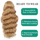 Humistwbiu Body Wave Wigs 13x6 Lace Front Wig Pre-Plucked Hairline with Baby Hair Transparent Swiss Lace Heat Resistant Synthetic Hair Glueless Lace Front Wavy Wigs for Women 32 Inch (Honey Blonde)