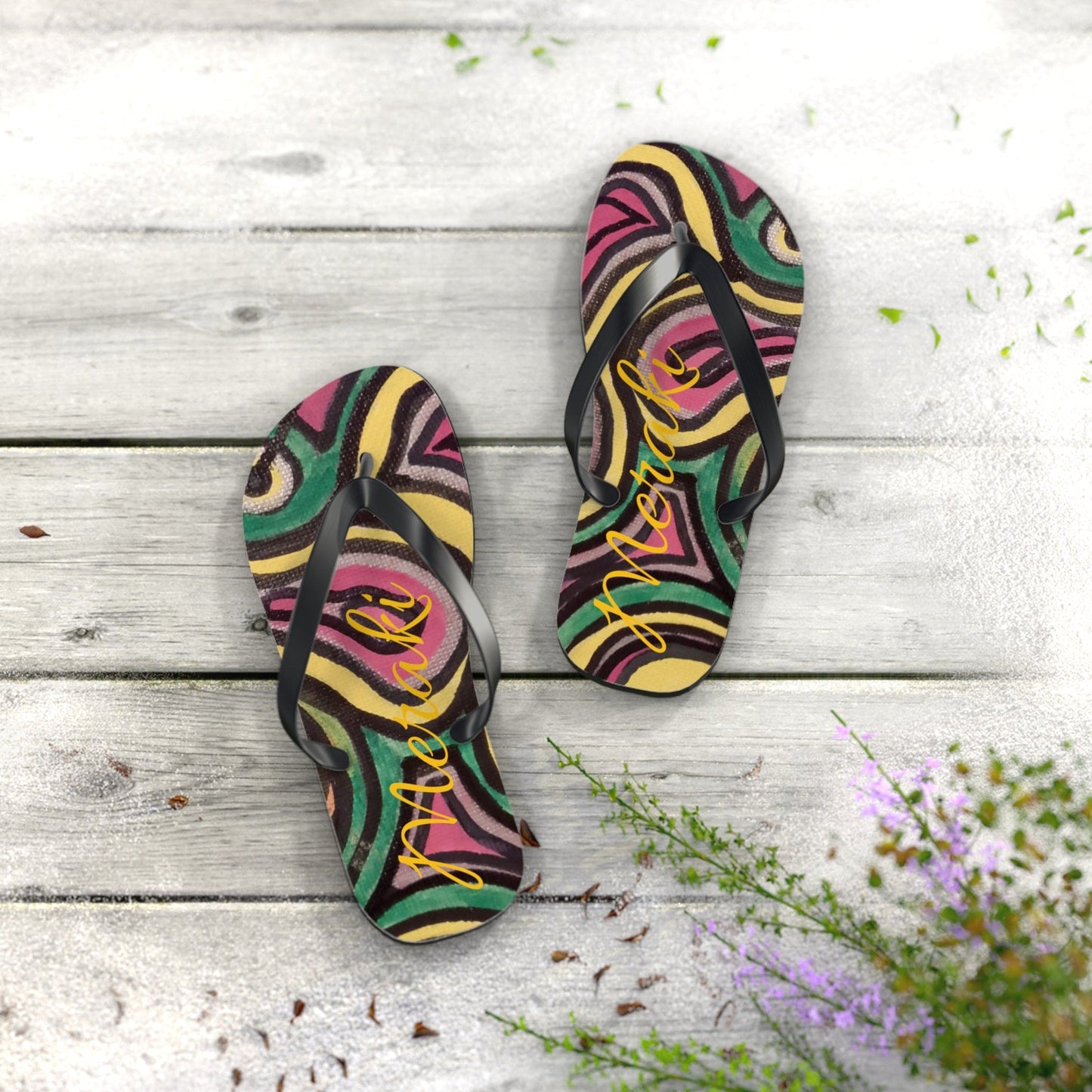 Meraki Flip Flops design