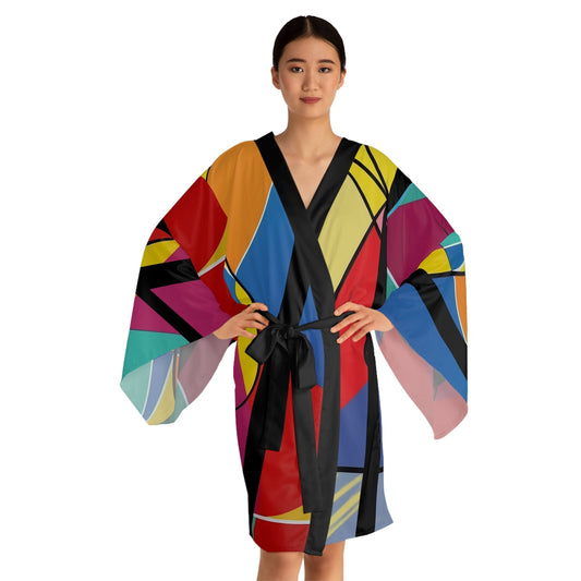 Long Sleeve Kimono Robe (AOP)