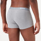 BOSS Mens Trunk 3P Power Three-Pack of Logo-Waistband Trunks in Stretch Cotton