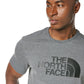 THE NORTH FACE Men Men's Easy T-shirt - TNF Mid Grey Heather (Std), S