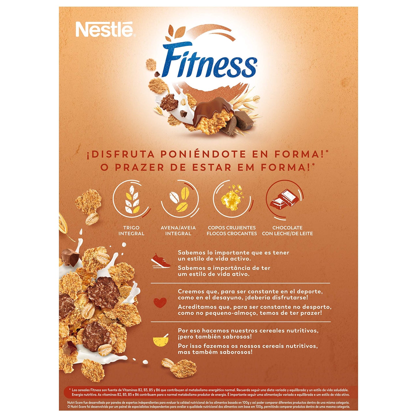 Cereales Nestlé Fitness Chocolate 375 gr