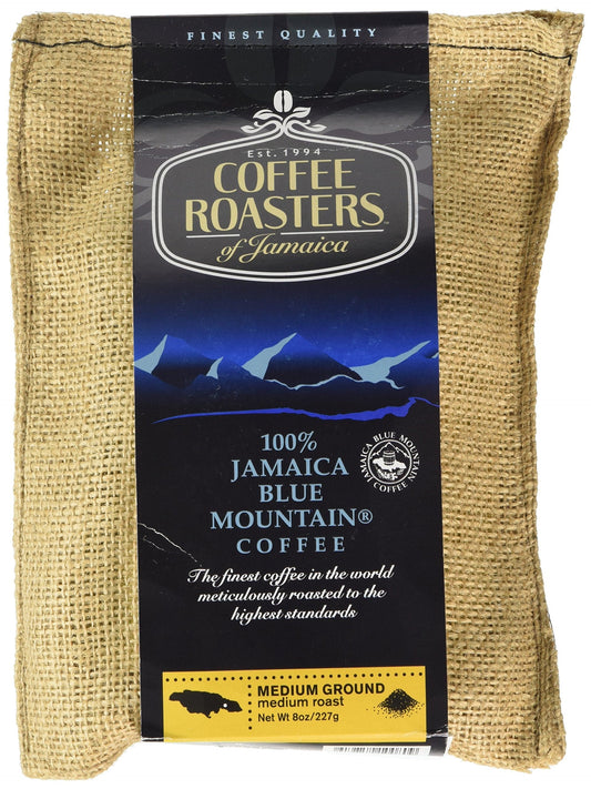 Blue Mountain Coffee 100% Jamaica Roasted and Ground (227g bag)