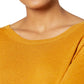 Amazon Essentials Women's Lightweight Long-Sleeved Scoop Neck Tunic Jumper (Available in Plus Size), Mustard Yellow, L