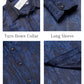 COOFANDY Mens Floral Rose Printed Long Sleeve Dress Shirts Prom Wedding Party Button Down Shirts (Navy blue)