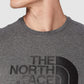 THE NORTH FACE Men Men's Easy T-shirt - TNF Mid Grey Heather (Std), S