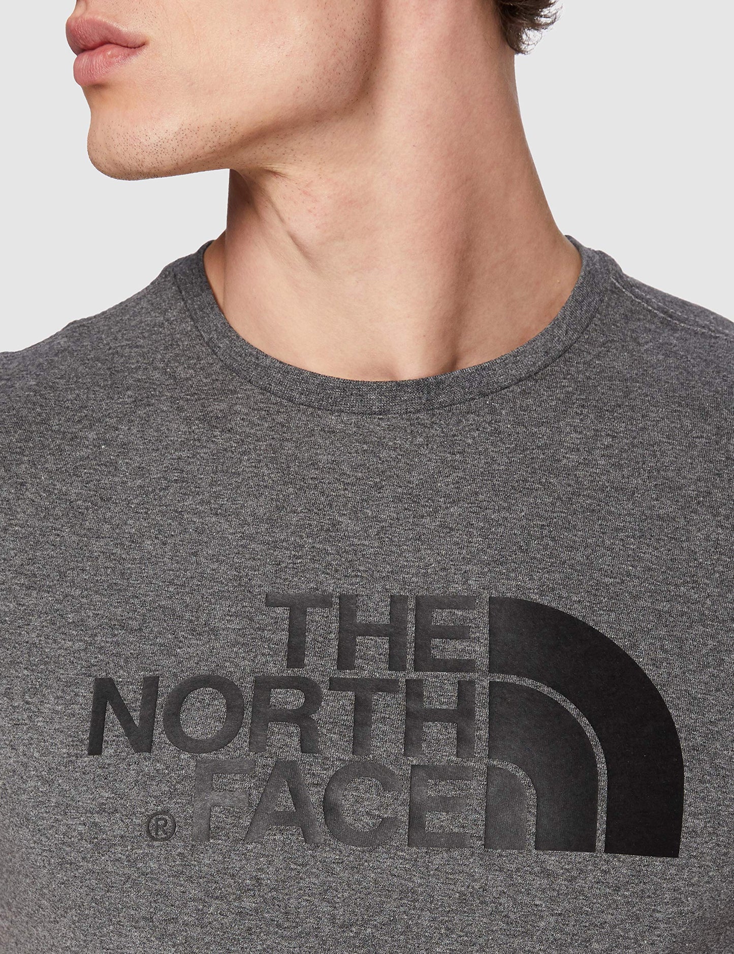 THE NORTH FACE Men Men's Easy T-shirt - TNF Mid Grey Heather (Std), S