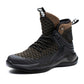 High-Top Men's Anti-Smashing And Anti-Piercing Steel-Toed Safety Shoes Lightweight Protective Work Shoes