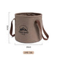 Hot sale Tarpaulin Cloth Foldable Bucket Collapsible Water Container Men Travelling Camping Fishing Bag