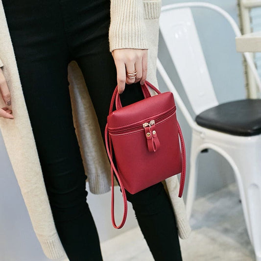 Travel Small Women Cell Phone Purse PU leather Cute Tote Shoulder Sling Bag Crossbody Bag Straps