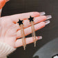 slimming five pointed star versatile exquisite ear accessories