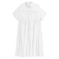 Lace Gauze Shirt Dress Loose Fashion Casual Women Short Sleeve Dress Summer New Temperament Turn-down Collar Dress