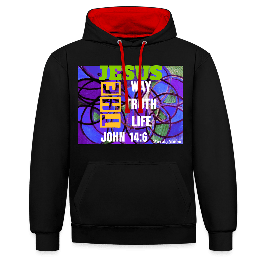 Contrast Colour Hoodie | AWDis Just Hoods