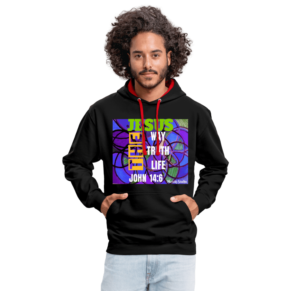 Contrast Colour Hoodie | AWDis Just Hoods