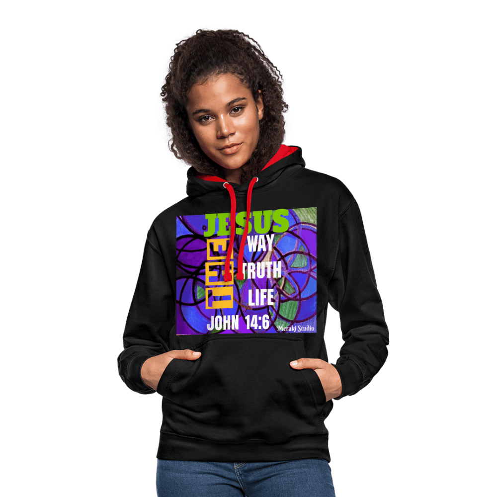 Contrast Colour Hoodie | AWDis Just Hoods