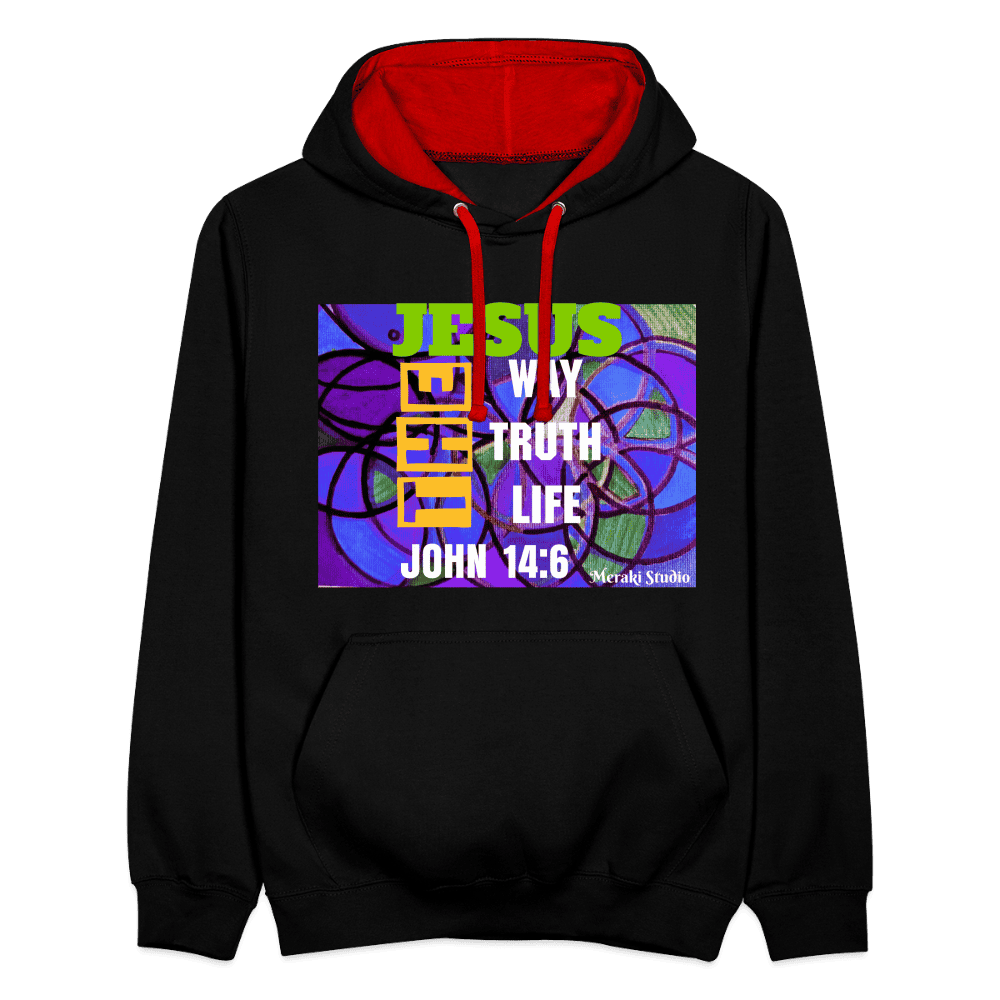 Contrast Colour Hoodie | AWDis Just Hoods