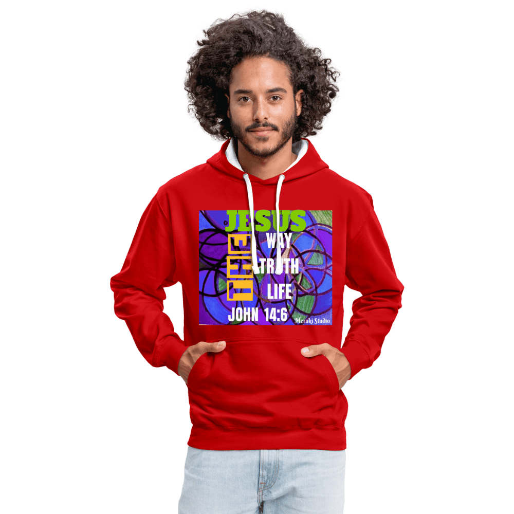 Contrast Colour Hoodie | AWDis Just Hoods