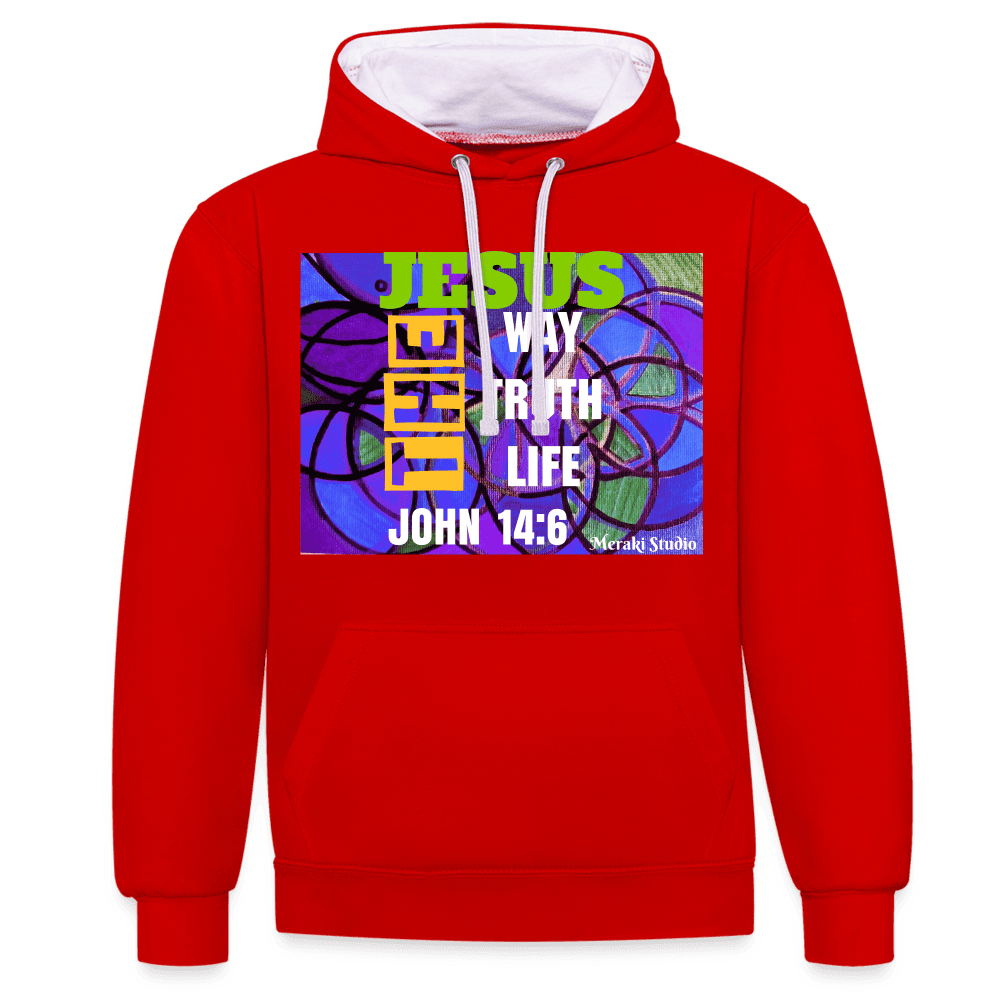 Contrast Colour Hoodie | AWDis Just Hoods