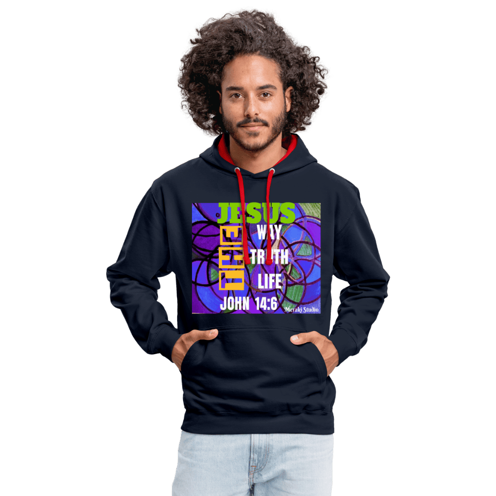 Contrast Colour Hoodie | AWDis Just Hoods