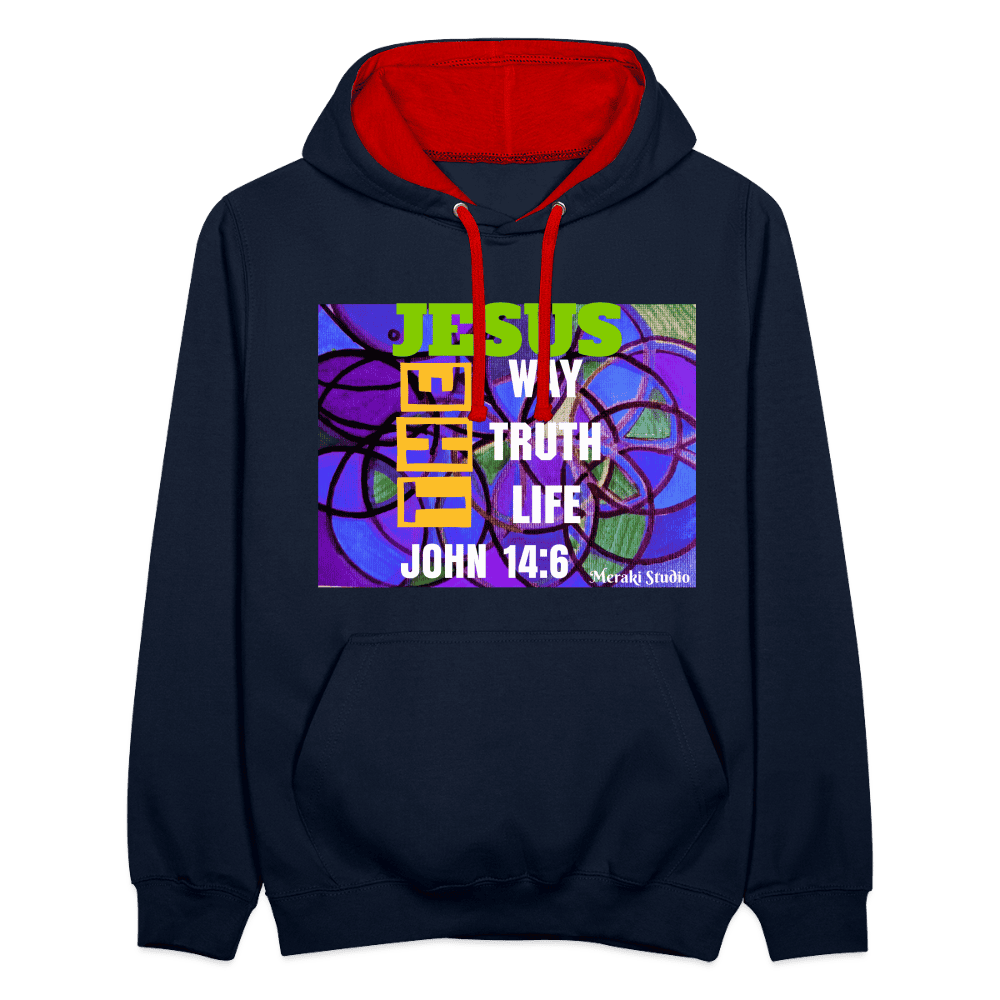 Contrast Colour Hoodie | AWDis Just Hoods