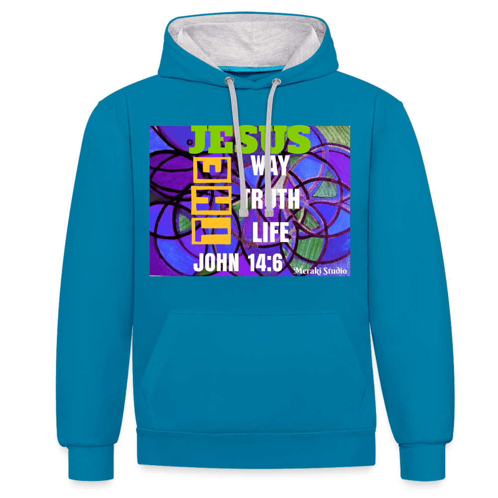 Contrast Colour Hoodie | AWDis Just Hoods