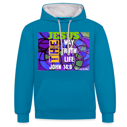 Contrast Colour Hoodie | AWDis Just Hoods