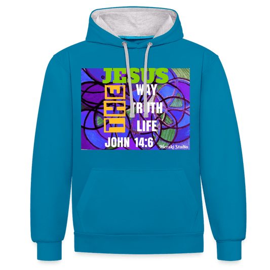 Contrast Colour Hoodie | AWDis Just Hoods