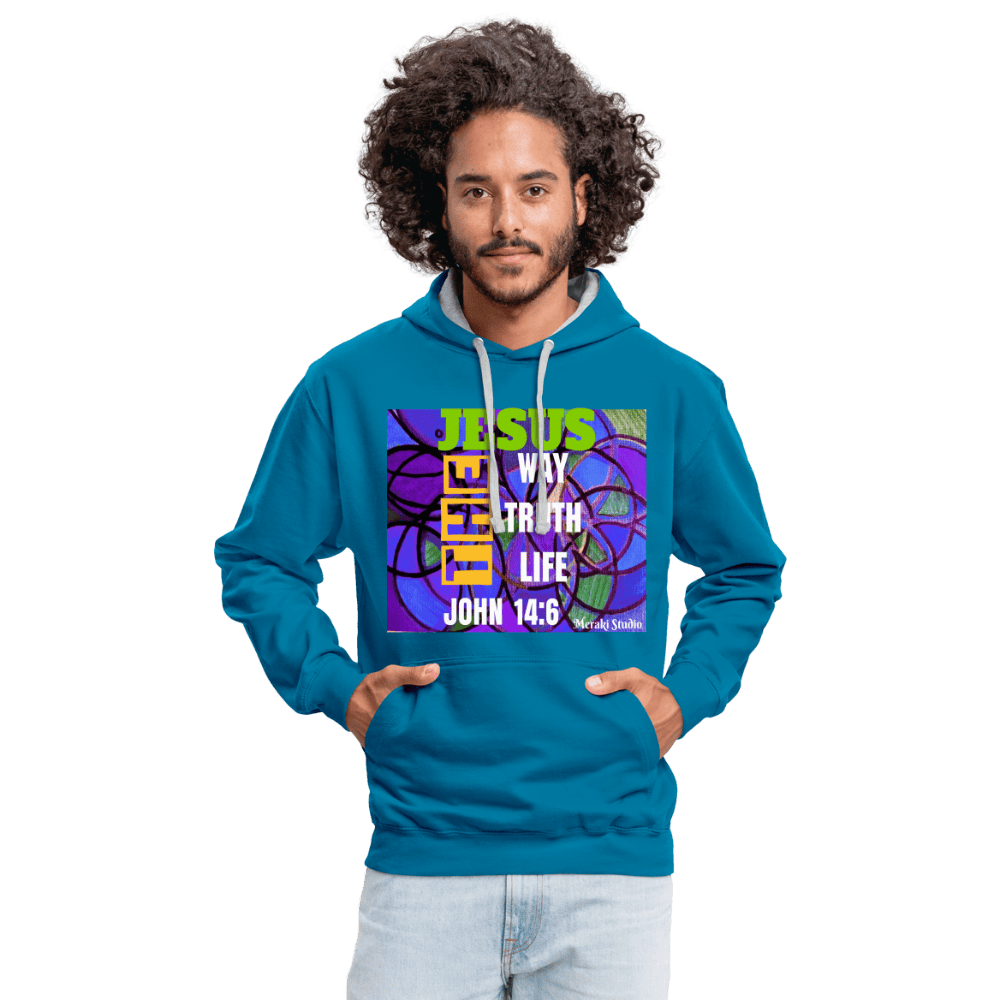 Contrast Colour Hoodie | AWDis Just Hoods