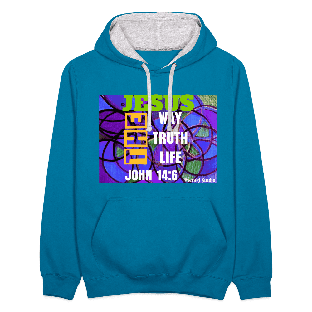 Contrast Colour Hoodie | AWDis Just Hoods